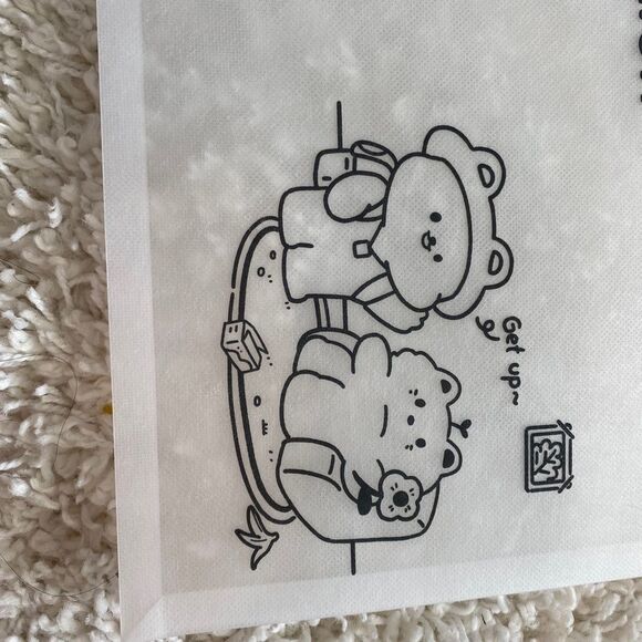 Cute On Vacation Animal Print Zip Envelopes. Transparent. Kidcore. Fun. Gifts. - Picture 3 of 12